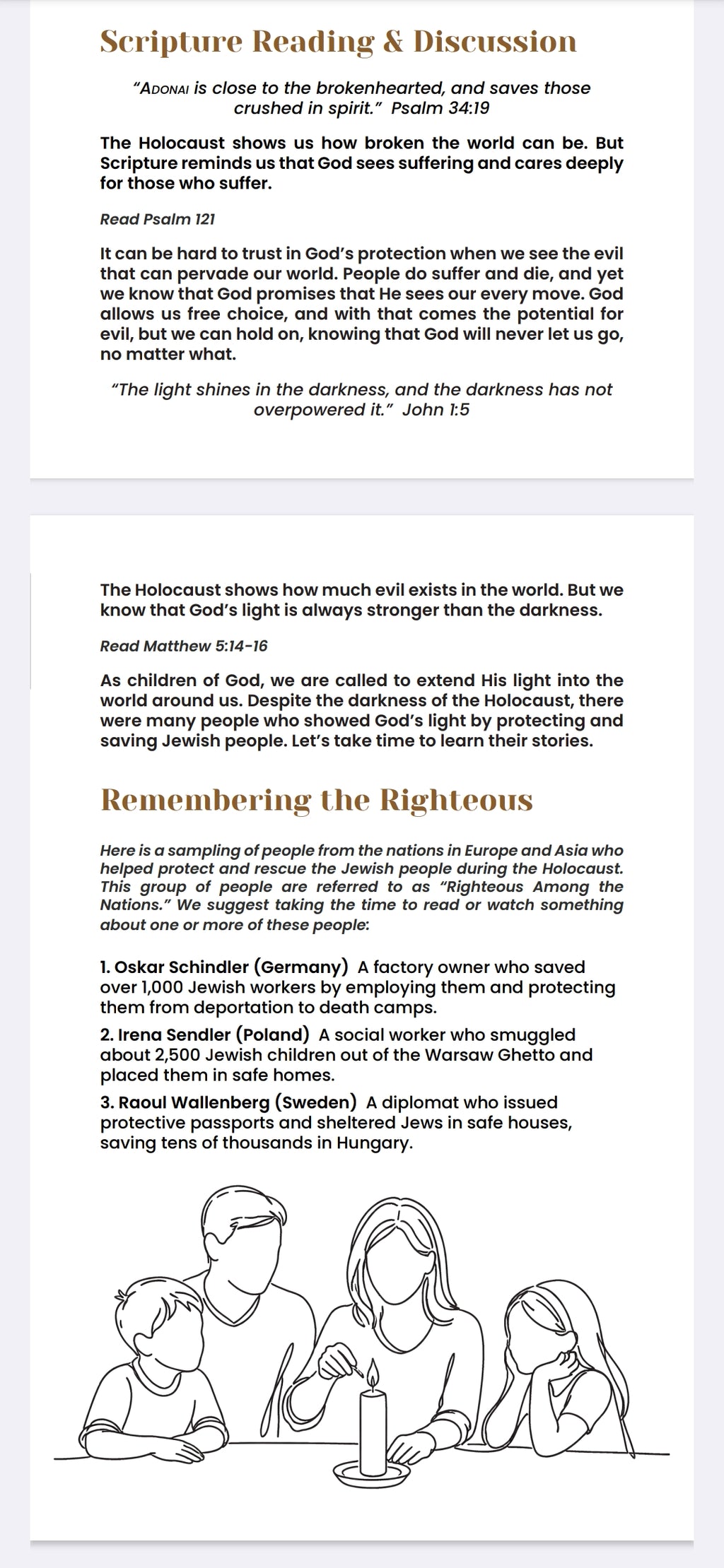 Yom HaShoah - A Table & Torah Family Guide