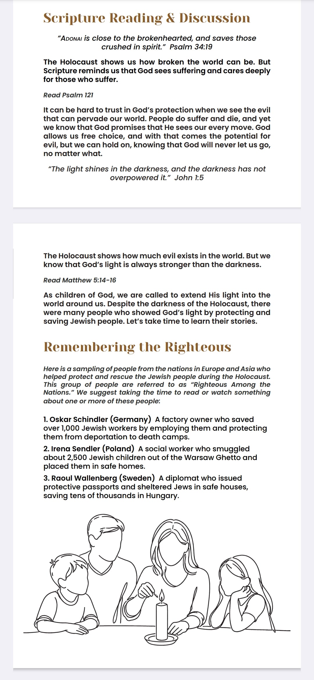Yom HaShoah - A Table & Torah Family Guide